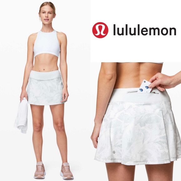 lululemon athletica Dresses & Skirts - Lululemon Pace Rival Skirt in White